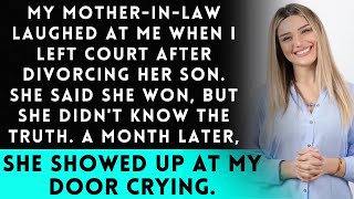 My MotherinLaw Laughed at Me Leaving Court After Divorce with Her Son Claiming Victory [upl. by Glennon]