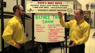 TIPS FOR ATTENDING AN RV SHOW  Petes RV Buyer Tips CC [upl. by Holly-Anne]