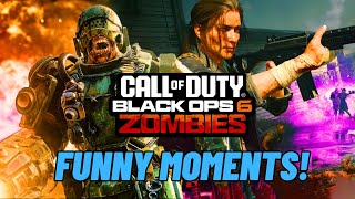 Black Ops 6 Zombies Easter Egg FUNNY MOMENTS [upl. by Ahtekahs]