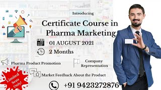 Announcing certificate course in Pharma Marketing [upl. by Torrie]