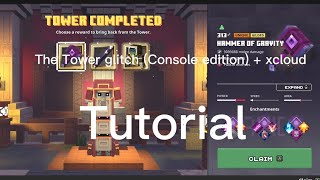 Minecraft dungeons Tower glitch 300 Tutorial Console Edition work minecraftdungeons towerglitch [upl. by Thaddaus]