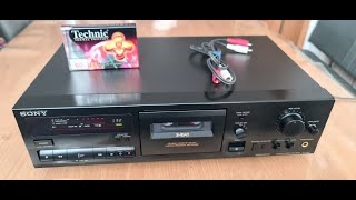 Sony TC K415 HIFI 3 HEAD STEREO KASSETTENDECK Test Calibration [upl. by Einama]