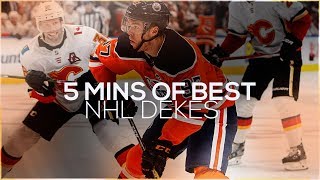 5 Minutes of Best Dekes In NHL [upl. by Ahab]