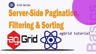 React AgGrid Tutorial ServerSide Pagination Filtering Search and Sorting  Codenemy Tutorial [upl. by Dyraj]