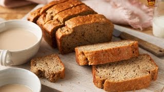 How to Make Low Fat Banana Bread Recipe Easily [upl. by Jilly]