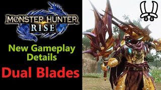 Monster Hunter Rise Gameplay Dual Blades  New Actions Silkbinds Shrouded Vault  Piercing Bind [upl. by Kunkle]