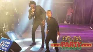 Tallpree amp his son performing at PREEDAY 2016 [upl. by Nodnarbal]