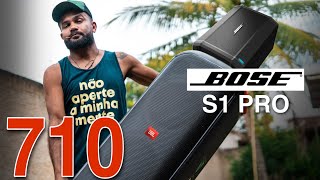 JBL Partybox 710 VS BOSE S1 PRO  REVIEW COMPLETO PORTUGUÊS [upl. by Wey]