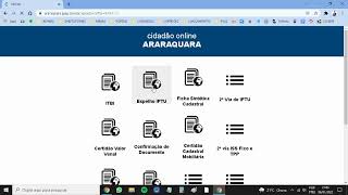 Como obter espelho 2ª via ou certidão negativa de débitos do IPTU de Araraquara online [upl. by Leasia]