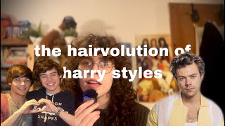 the hairvolution of harry styles [upl. by Annitsirhc]