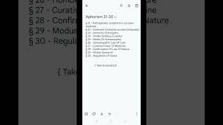 Learn Aphorism §21 §30 in a Minute study homoepathy viralvideo homoepathicmedicine doctor [upl. by Eyahc703]