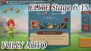 Lords Mobile Elite 615  STAGE 615 Fully Auto 4K 60fps [upl. by Aniryt636]