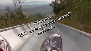 quotThe Quicksilverquot Alpine Slide at Olympic Park in Park City Utah [upl. by Hanoy]