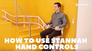 Stairlift Hand Control  How to use Stannah stair lift hand control [upl. by Kellsie]