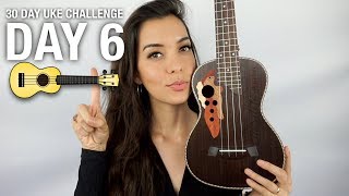 DAY 6  ONEFINGER CHORDS  30 DAY UKE CHALLENGE [upl. by Longerich428]