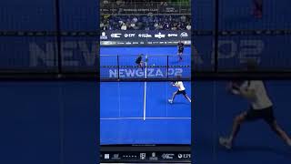 COMO LA DEVUELVE YANGUAS  padel shorts padelhighlights [upl. by Franci]