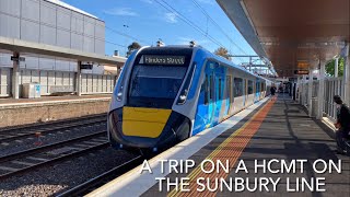 A Trip On A HCMT On The Sunbury Line [upl. by Etnud375]