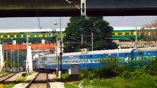 Indian Railways Train goes over Train 3 [upl. by Qidas]