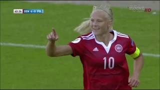 Pernille Harder  Goals amp Skills  2017 [upl. by Nohs]