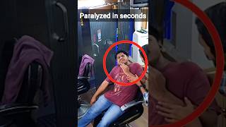 Man Paralyzed after Neck Massage shorts viral trending [upl. by Delmar]