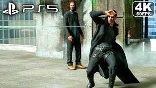 THE MATRIX AWAKENS PS5 Gameplay Walkthrough Full Demo 4K 60FPS Unreal Engine 5 [upl. by Saxet]