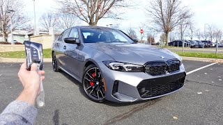 2024 BMW M340i Start Up Exhaust Walkaround Test Drive and Review [upl. by Seyah]