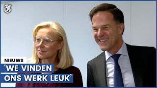 Duointerview Rutte en Kaag “Ik meer genieten Onzin” [upl. by Lledrev]