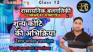 shunykoti kiabhikriyazero order reaction class12 [upl. by Ecilef]