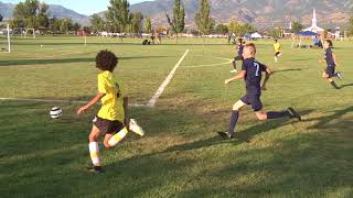 Wasatch JS vs Comba Yellow U12 D1 Soccer [upl. by Ihn]