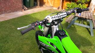 2015 Kawasaki KX250F walk around and revs [upl. by Collum321]