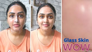 Glass Skin Facial with ONLY 3 Natural Ingredients  How to Get Flawless Glowing skin [upl. by Imeka]