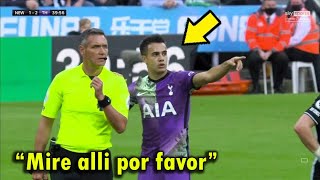 REGUILON SALVA la VIDA a HINCHA de NEWCASTLE VS TOTTENHAM 23 HOY FAN [upl. by Noiraa]