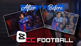 Capcut CC tutorial like Ae  Capcut Cc for football edit [upl. by Duwalt]