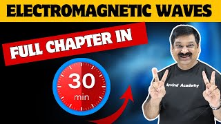 💥ELECTROMAGNETIG WAVES💥 One Shot in 30 minutes💥CBSE Class 12 Physics 2024 👉 Subscri ArvindAcademy [upl. by Whyte]