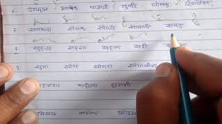 Marathi steno lesson 19 [upl. by Airdnaed]