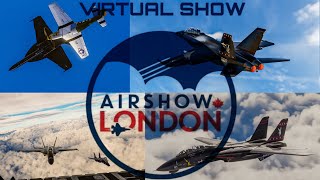 Virtual Airshow London VV1 2024 Day 1 Twilight Demo [upl. by Analak]