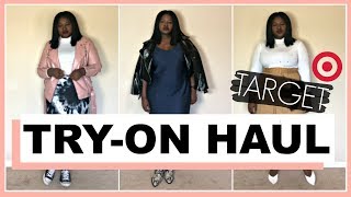 TARGET FALL 2019 CLOTHING TRY ON HAUL  OUTFITS 🛍️ CURVY PLUS SIZE FASHION [upl. by Cammy]