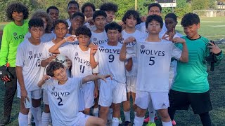 Ida B Wells Boys Soccer DCIAA vs EliotHine MS 10523 [upl. by Beichner]