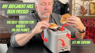 The best toaster for Bagels Period Cut the check The Breville 2 slice smart toaster BTA820XL [upl. by Aramoy]