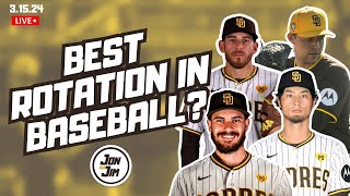 Do the Padres have the BEST rotation in baseball 32524 [upl. by Hadnama]