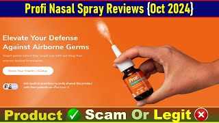 Profi Nasal Spray Reviews Oct 2024  Is This An Original Product Find Out  Product Review [upl. by Sheepshanks296]