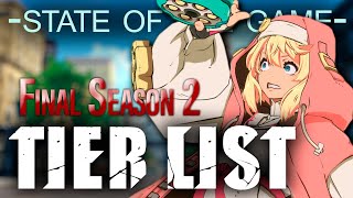 Strive Season 2 Final Tier List  State of the Game [upl. by Helaina]