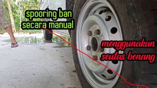 Daihatsu grandmax  spooring manual granmax menggunakan seutas tali [upl. by Swinton]