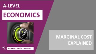 Marginal Cost Explained I A Level and IB Economics [upl. by Rodmann829]