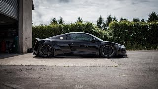 Liberty Walk Audi R8 V10  3SDM Alloy Wheels [upl. by Cozmo]