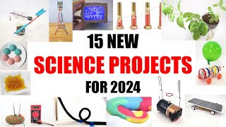 15 New Science Project Ideas for 2024 [upl. by Aratahs897]