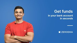 Instantly withdraw funds from your Zerodha account [upl. by Lindley66]