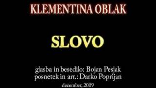 Klementina Oblak  SLOVOavi [upl. by Baalman]