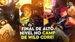 PARTIDA DE ALTO NÍVEL ENTRE STREAMERS E EX PRO PLAYERS NO CAMPEONATO DE WILD CORES  LoL Wild Rift [upl. by Sineray]