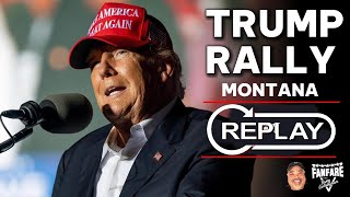 WATCH REPLAY President Trump Rally in Bozeman Montana [upl. by Garrick]